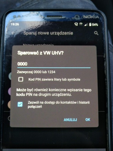 Оригинальный Bluetooth-адаптер Vw 3C0051435PA BDB