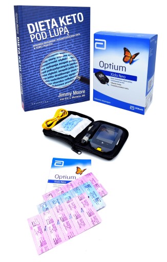 GLUKOMETR OPTIUM XIDO NEO - DUŻY ZESTAW - KETO/GLU