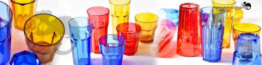 SZKLANKA Z POLIWĘGLANU nietłukąca BRĄZOWA 360ml