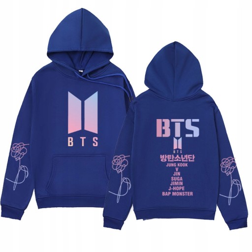 BLUZA DAMSKA Z KAPTUREM BTS DUŻO KOLORÓW