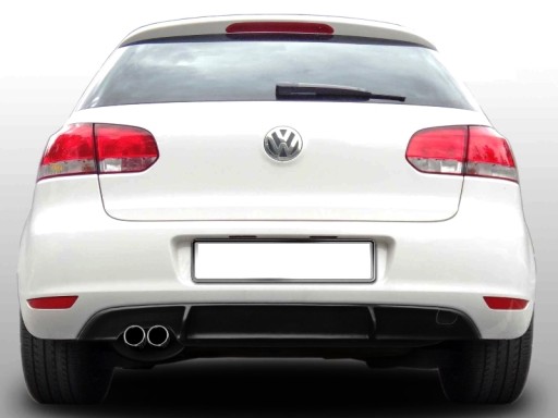 Спойлер на бампер VW Golf 6 в стиле GTI R-line, диффузор Golf VI в стиле GTI