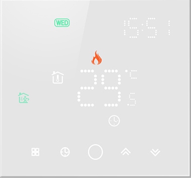 WiFi термостат для плиты, белый серия PS TUYA