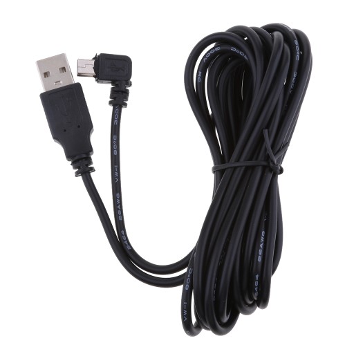 5x Kabel ładowarki USB 5 V 2A Mini 90 stopni Bend