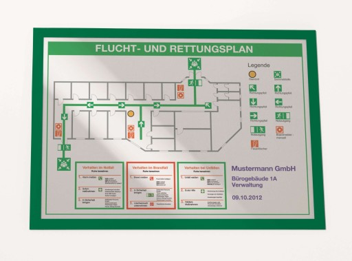 2 x RAMKA SAMOPRZYLEPNA MAGNETYCZNA PLAKATOWA INFORMACYJNA A3 ZIELONA