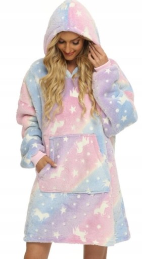 ТЕПЛАЯ СВИТШОТ-ОДЕЯЛКА OVERSIZE 2в1 ТОЛСТАЯ XXXL