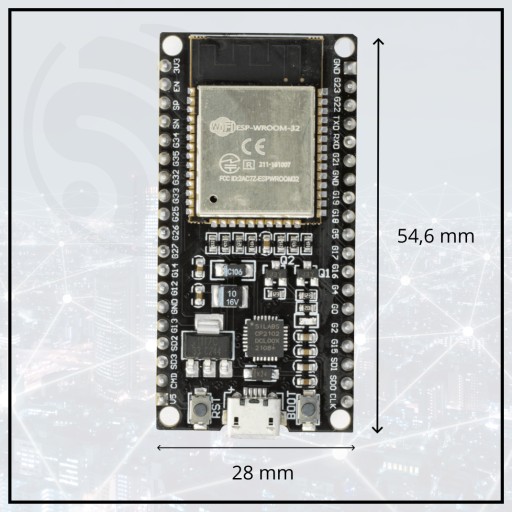 ESP32 DevKit ESP-WROOM-32 V2 для Arduino