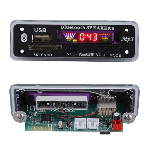 МОДУЛЬ USB-ПЛЕЕРА BLUETOOTH MP3 РАДИО, ЧЕРНЫЙ