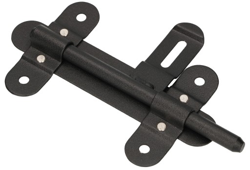 ZASUWA BRAMOWA DO DRZWI CZARNA GARAŻOWA 150 MM