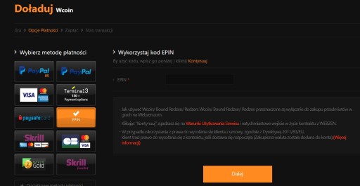 Muonline 1700 Wcoin Webzen
