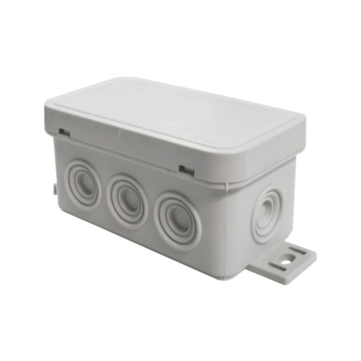 PUSZKA N/T HERMETYCZNA V8 IP54 80×45×41 POPIELATA