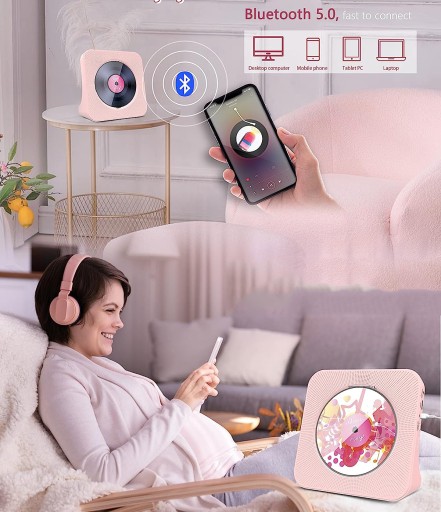 ПОРТАТИВНЫЙ CD-ПЛЕЕР 6-в-1 с BLUETOOTH ВСТРОЕННЫЙ СТЕРЕОДИНАМИК ПУЛЬТ ДИСТАНЦИОННОГО УПРАВЛЕНИЯ