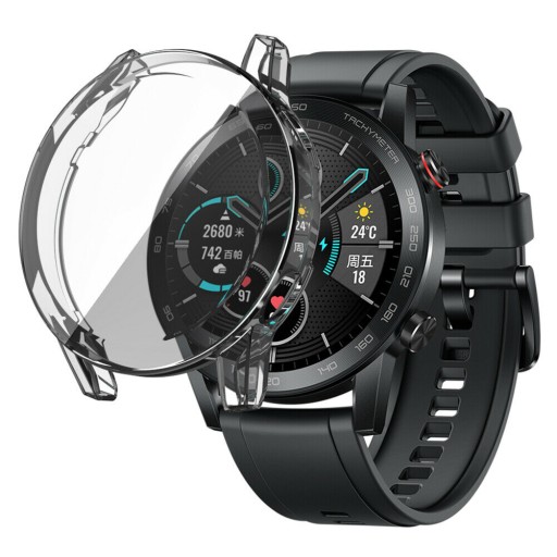 СИЛИКОНОВЫЙ МЕТАЛЛИЧЕСКИЙ КОРПУС ДЛЯ HONOR MAGIC WATCH 2