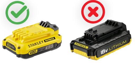 РАБОЧАЯ ЛАМПА ДЛЯ STANLEY FATMAX V20 SECURITY