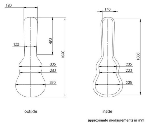 Guitar Case Single Cut Futerał na gitarę elektryczną typu Les Paul Thomann