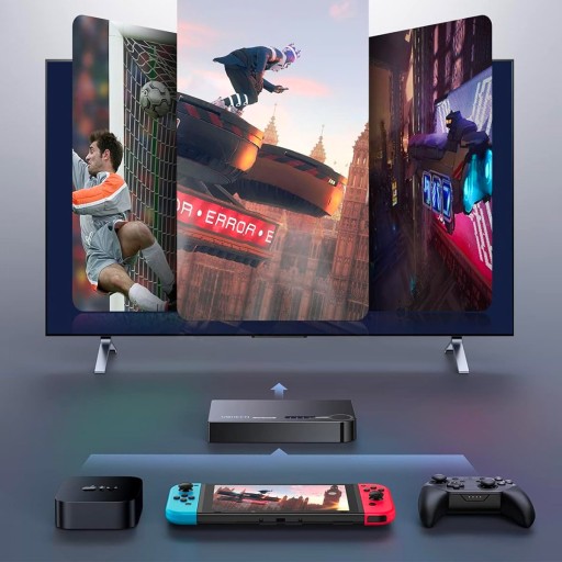 UGREEN SWITCH SPLITTER ПЕРЕКЛЮЧАТЕЛЬ СИГНАЛА HDMI - 3x HDMI 4K 3D