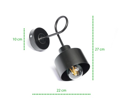 Kinkiet JDK1-W z WŁĄCZNIKIEM lampa plafon do LED