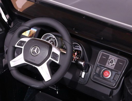 Детский автомобиль на аккумуляторе Mercedes AMG G65 Белый + Крашенный + Багажник