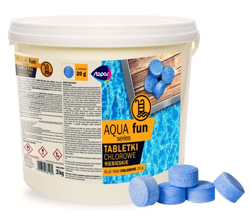 Многофункциональные таблетки хлора BLUE STAPAR 20г 3кг