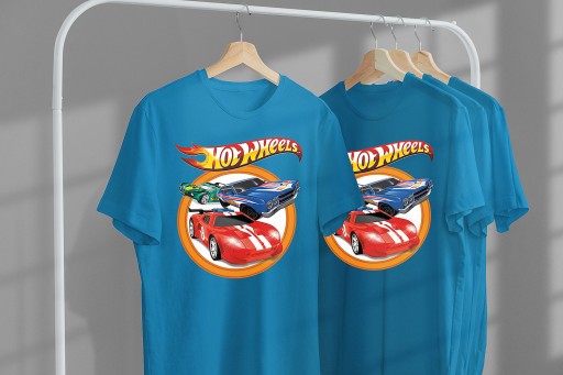 НАБОР 3В1 ДЕТСКАЯ ФУТБОЛКА ТАТУ НАКЛЕЙКИ HOT WHEELS 128 КАЧЕСТВО