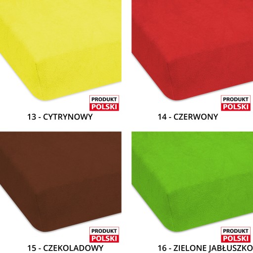 PRZEŚCIERADŁO W KOLORZE CZERWONYM FROTOWE GRUBE