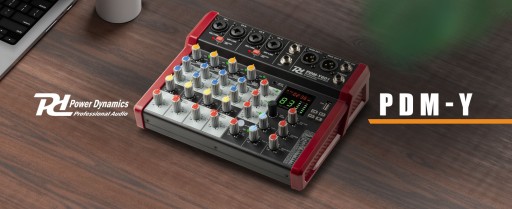 6-канальный студийный фантомный микшер BT +48 В PDM-Y601 Power Dynamics