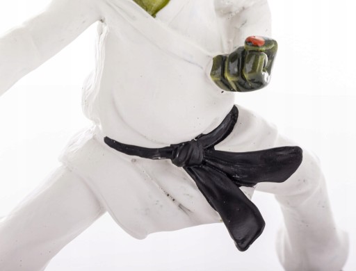 Figurka dekoracyjna żaba żabka uprawiająca judo kimono 13x16x5 169652