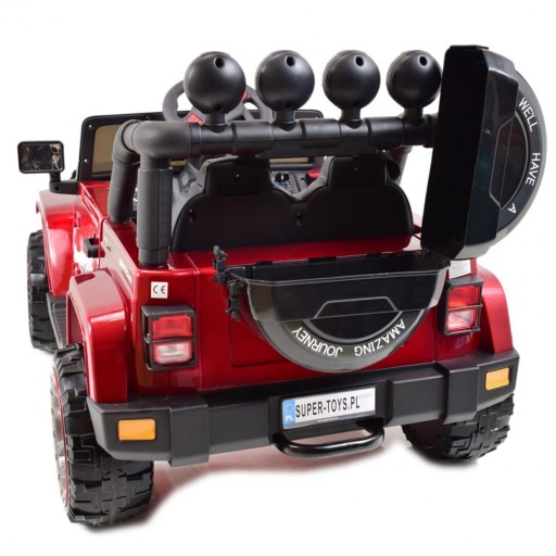 MEGA JEEP FULLTIME, NAPĘD 4X4, 1X12V ,WOLNY START/
