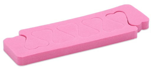 Separatory do Pedicure Palców Stóp Piankowe Różowe 1 para