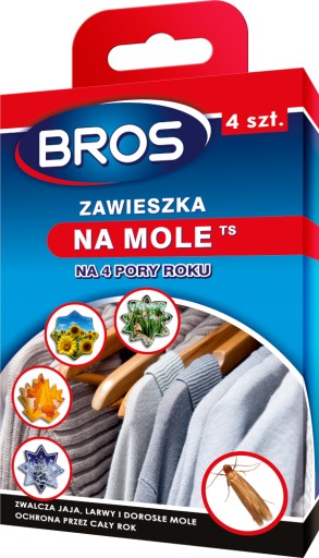 Bros - мотыльки 4 сезона: эффективная защита одежды 4 штук