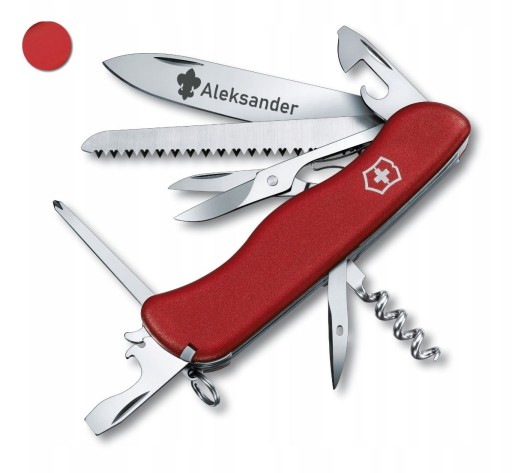 Victorinox 0.9023, Карманный нож Outrider, 111 мм, 14 функций, гравировка на клинке