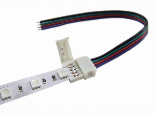 Светодиодная линия CLICK с двойным разъемом для светодиодных лент RGB 10