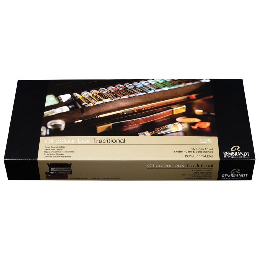 TALENS REMBRANDT BOX TRADITIONAL 16 красок в кассете