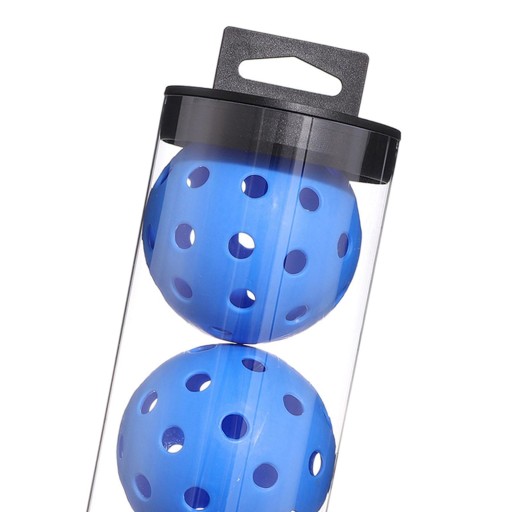 3 шарика Pickleball диаметром 74 мм. Синие шарики специального дизайна.