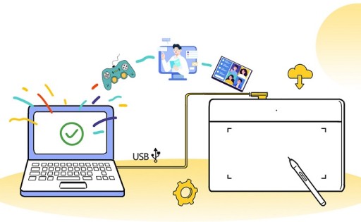 Графический планшет XP-Pen Deco Fun L 8192st 5080 LPI