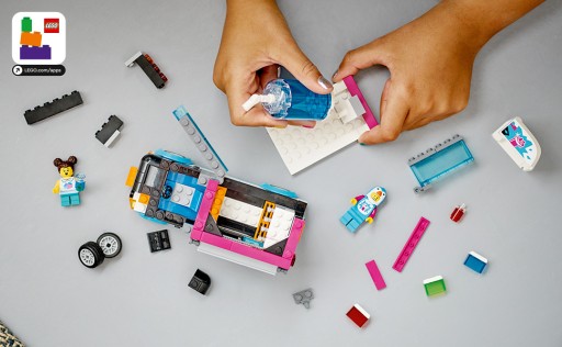 БЛОКИ ДЛЯ МОБИЛЬНЫХ АВТОМОБИЛЕЙ LEGO PENGUIN VAN CITY ПОДАРОК