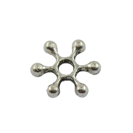 200X10MM СЕРЕБРЯНЫЕ СНЕЖИНКИ КОСМИЧЕСКИЕ БУСИНЫ ИЗГОТОВЛЕНИЕ УКРАШЕНИЙ И