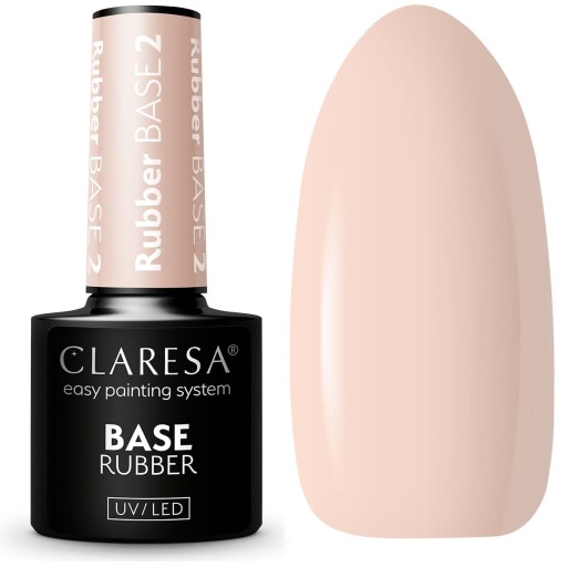 Гибрид Claresa Base Rubber 2 для ногтей UV/LED