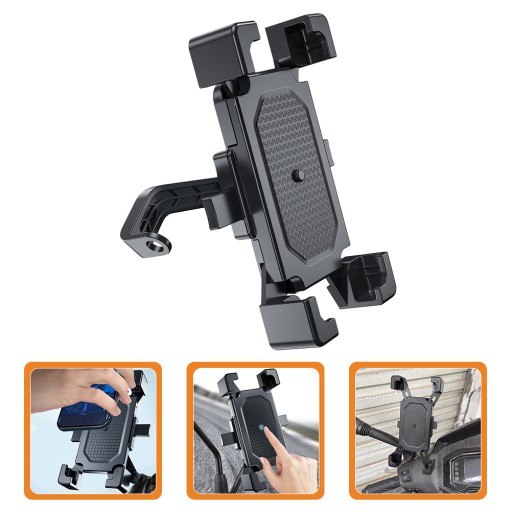 UCHWYT NA TELEFON MOTOCYKLOWY UCHWYT SAMOCHODOWY NA ROWER