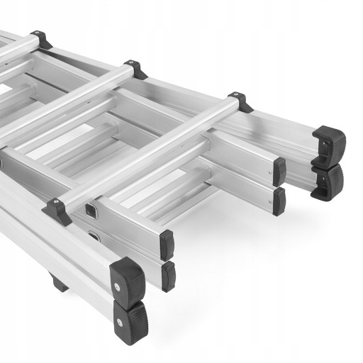 Шарнирная телескопическая лестница HIGHER 4x5 + ТЕЛЕЖКА