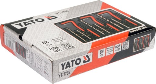 Комплект для ремонта резьбы YATO m6-m10 YT-1769