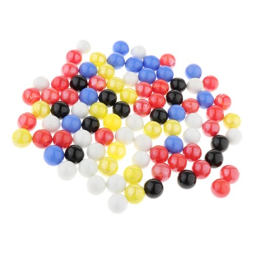 270x16mm Kolorowe Szklane Kulki Marmurowe Chińskie Warcaby Marmurowy Pasjans
