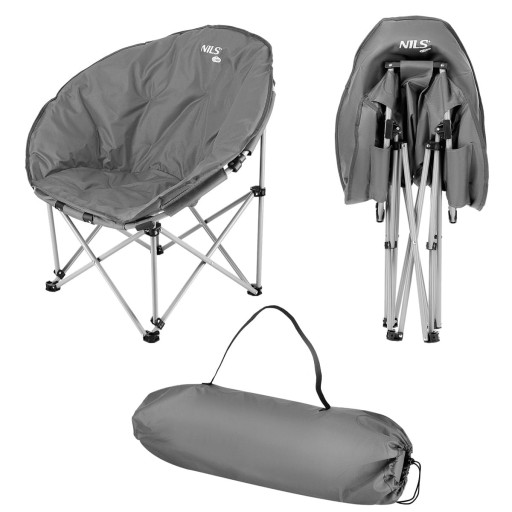 СТУЛ NILS CAMP NC3070 СЕРЫЙ