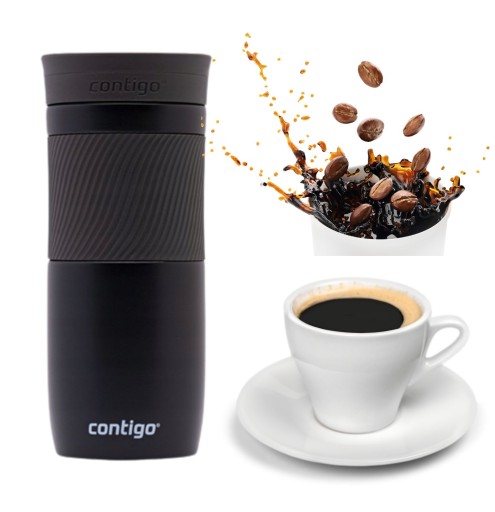 CONTIGO 2095663 BYRON Термокружка для кофе и чая 470мл черный ОРИГИНАЛ