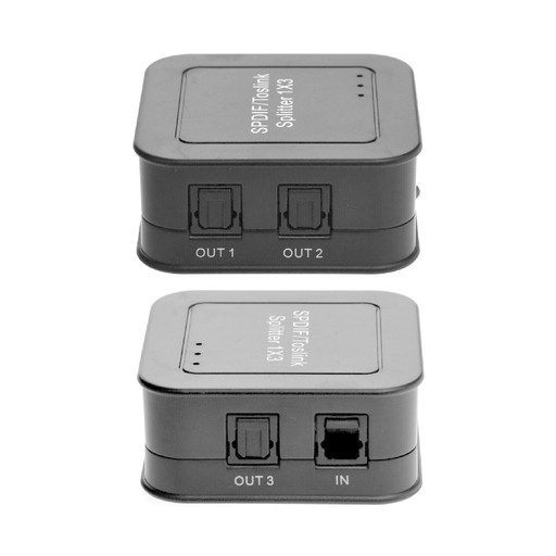 Разветвитель TOSLINK, активный оптический кабель SPDIF 1x3