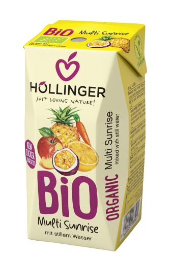 HOLLINGER MULTIFRUIT МОРКОВЬ НЕКТАР БЕЗ ДОБАВЛЕНИЙ ОРГАНИЧЕСКИЙ БИО САХАР 200мл