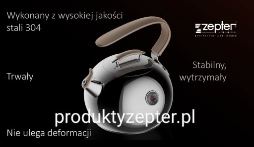 Индукционный чайник с индикатором температуры Zepter.