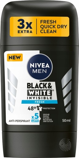NIVEA MEN Antyperspirant męski w sztyfcie 4x50ml