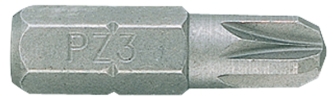 KING TONY Bity do wkrętarki krzyżak płaskie IMBUS TORX 1/4