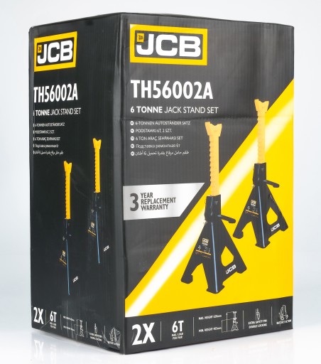 АВТОМОБИЛЬНЫЕ СТОЙКИ ДЛЯ МАСТЕРСКОЙ JORTS С ЗАМКОМ STRONG 6T 2шт JCB