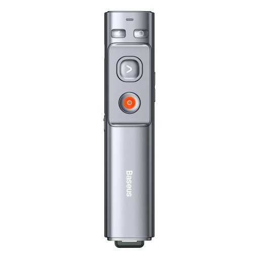 Беспроводная лазерная указка Baseus Orange Dot для презентаций - серая (с